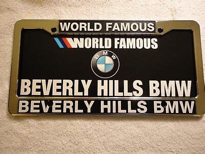 Beverly Hills Bmw License Plate Frame